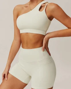 Apricot Pocket High Waisted Yoga Shorts
