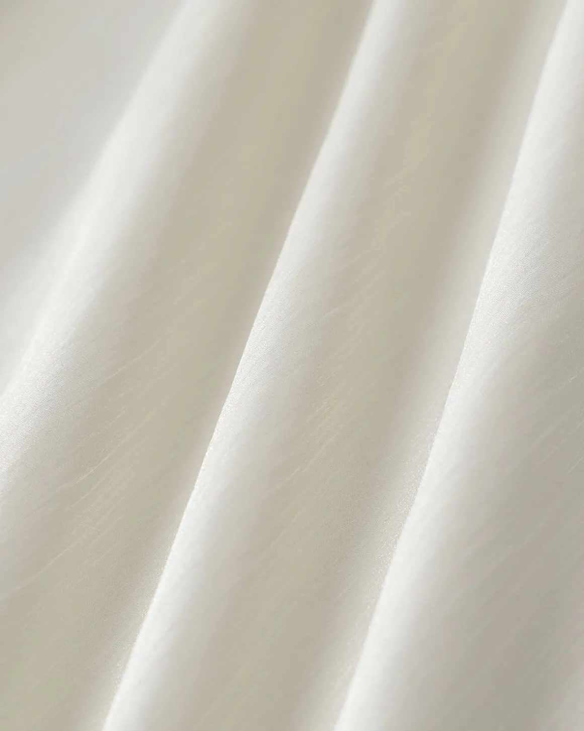 Beige Flowy Pleated Midi Skirt