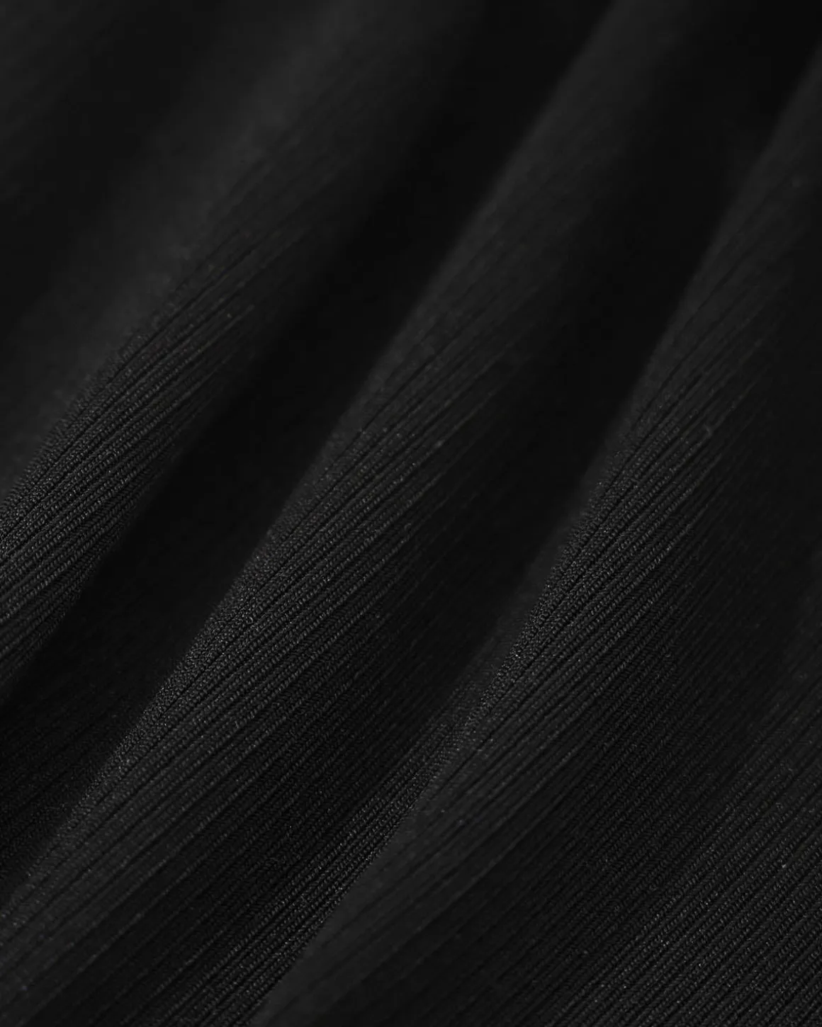 Black Contrast U-Shaped One-Piece Swimsuit