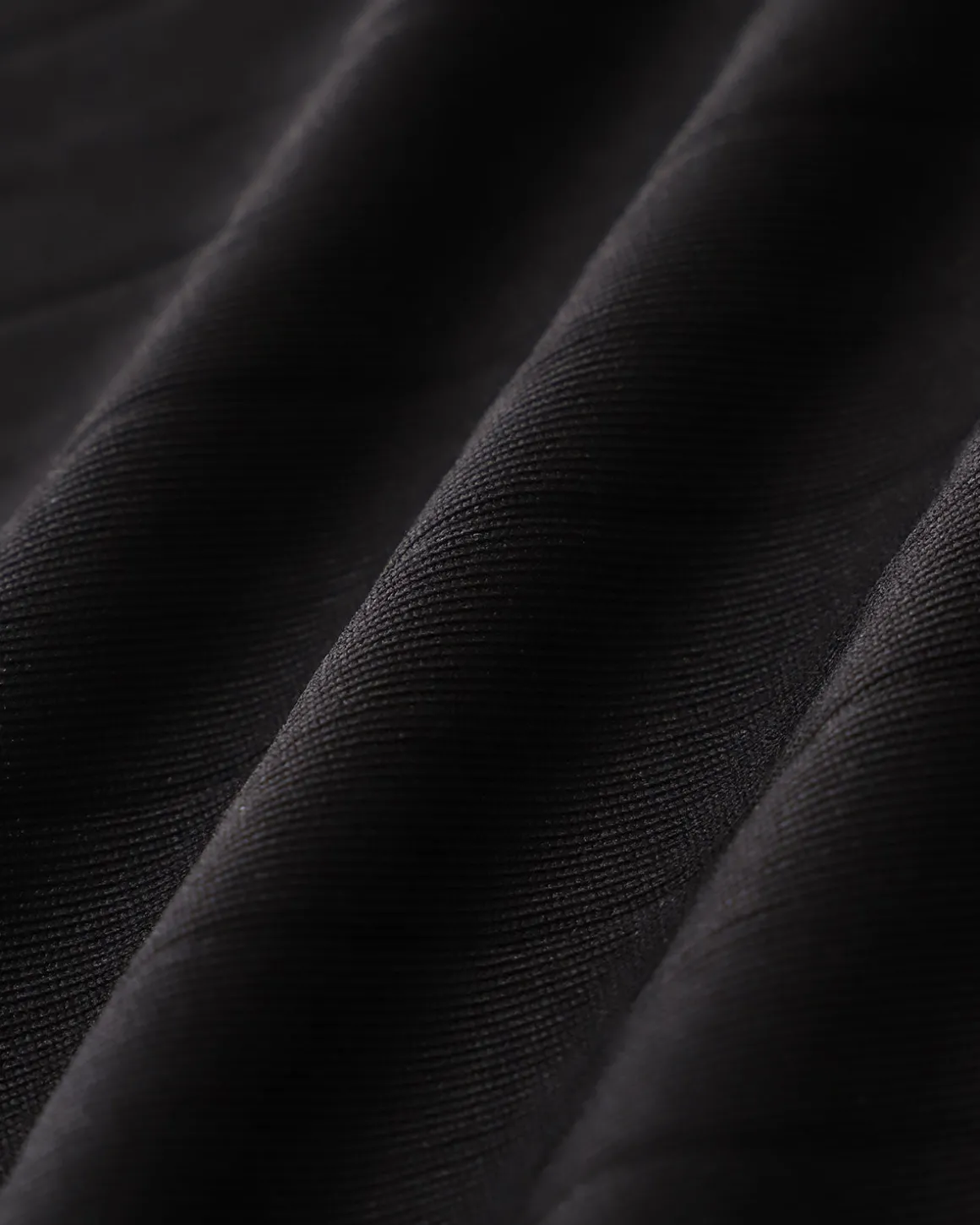 Black Elastic Waist Pleated Midi Skirt