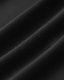 Black High Stretch A-Line Yoga Skirt
