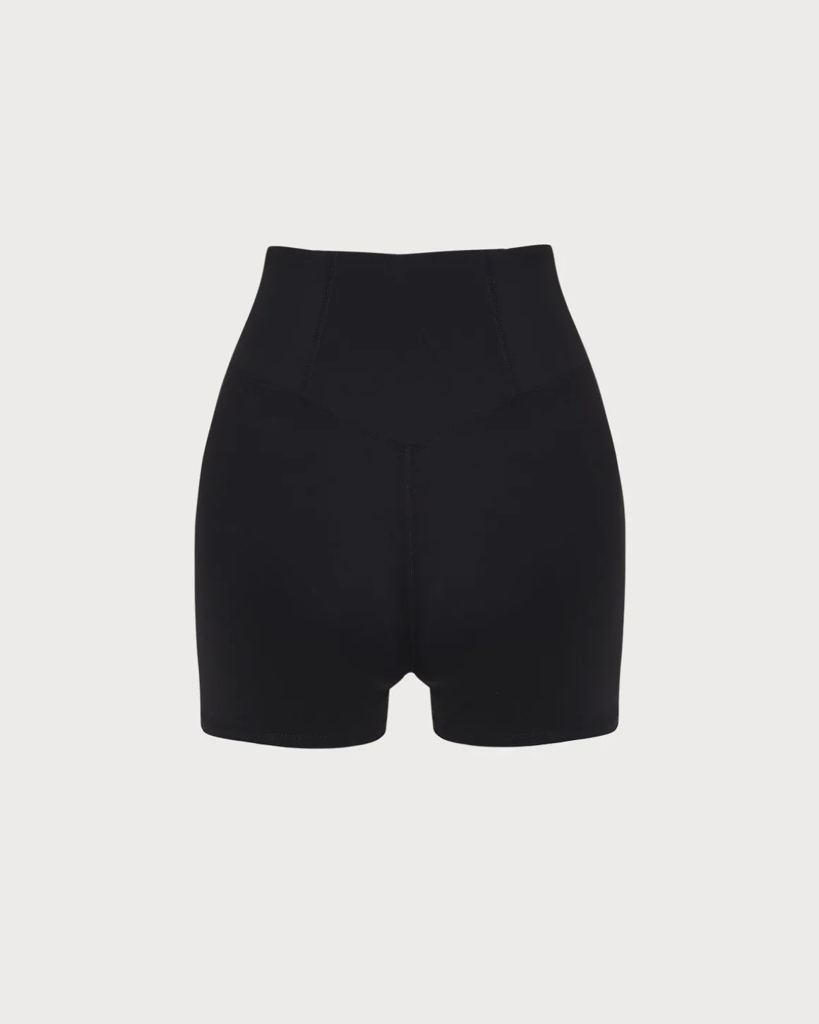 Black High Waisted Yoga Shorts