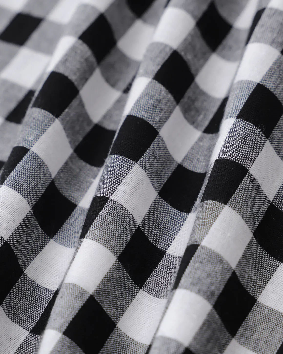 Black Plaid Square Neck Pocket Slip Maxi Dress