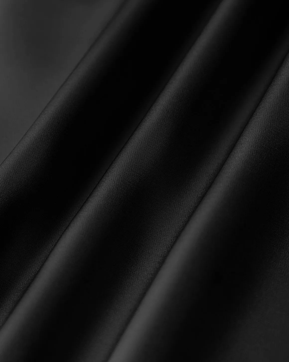 Black Ruffle Square Neck Slip Midi Dress