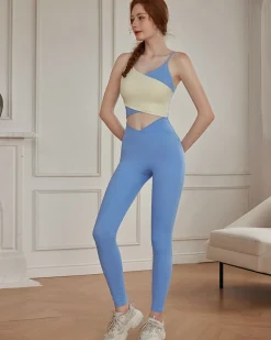 Blue Contrast Camis - Medium Support