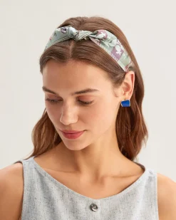 Blue Floral Headband