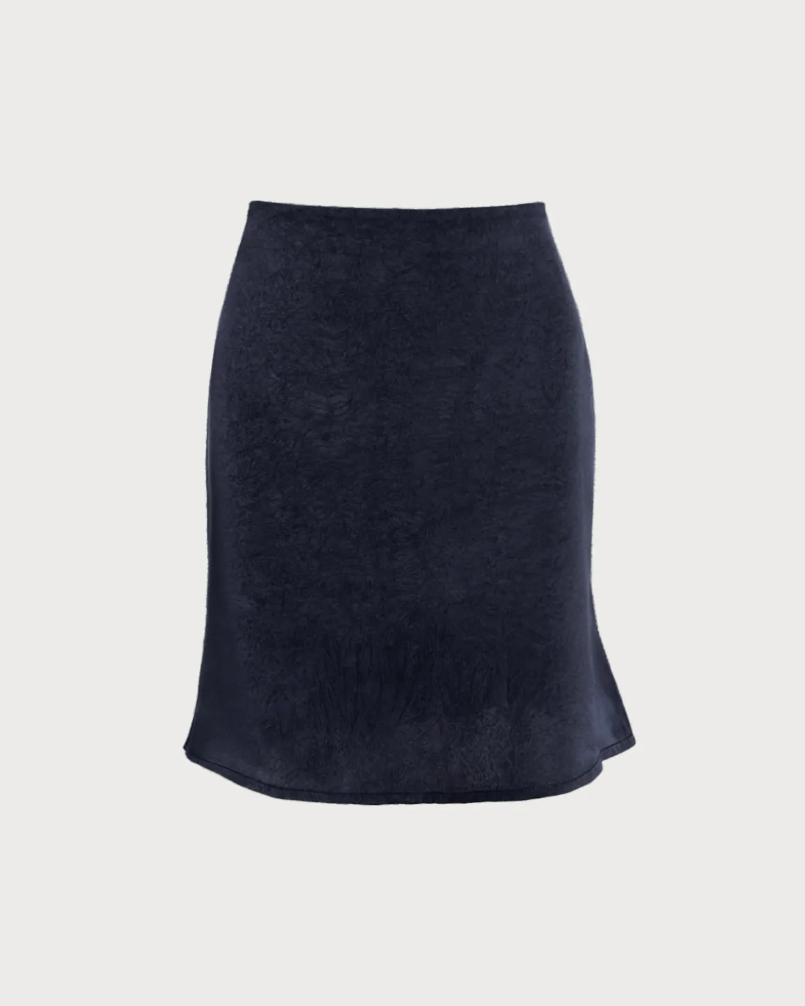 Blue Mermaid Zipper Mini Skirt