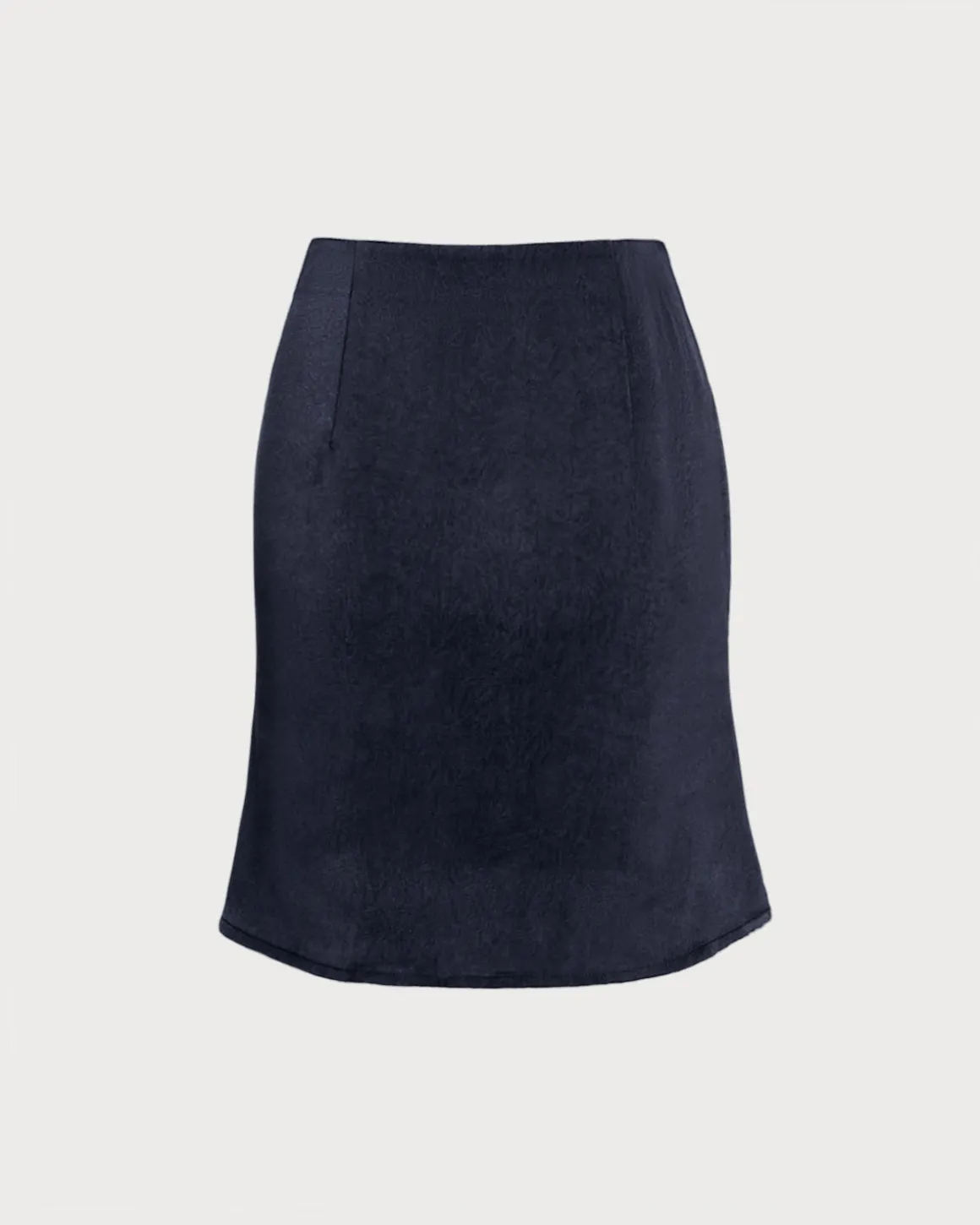 Blue Mermaid Zipper Mini Skirt