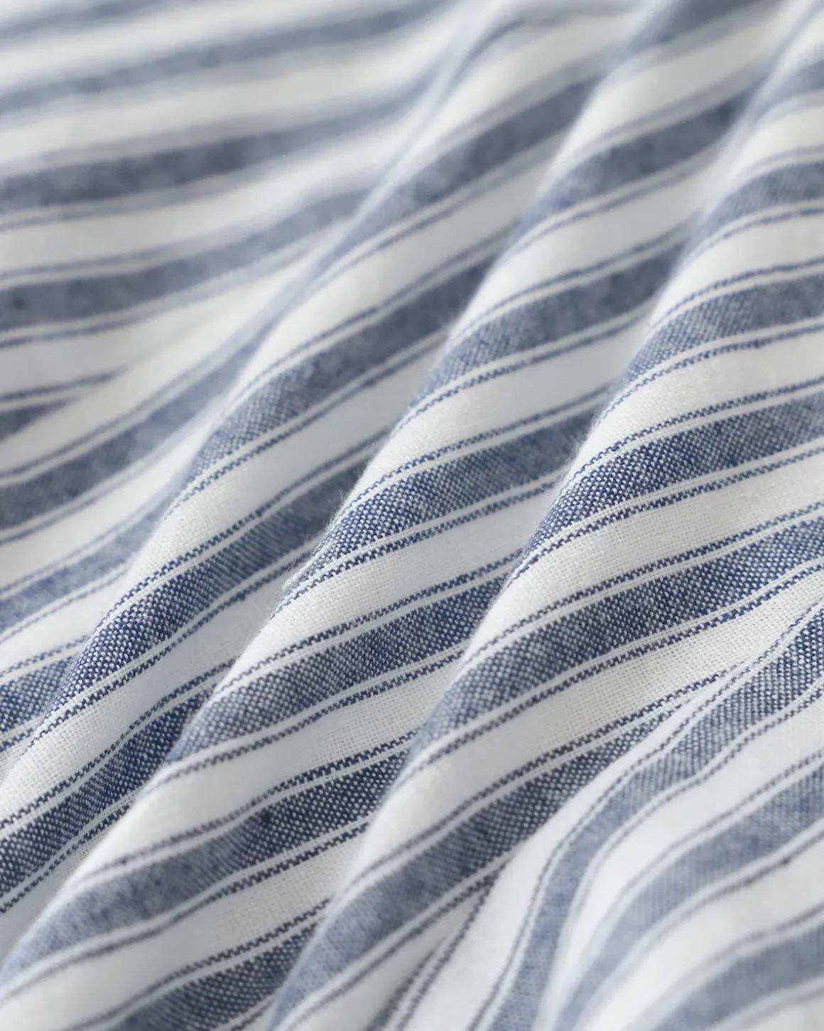 Blue Striped Square Neck Tank Top
