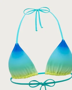 Blue Tie Dye Bikini Set