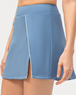 Blue Wrap Quick-drying Yoga Skirt