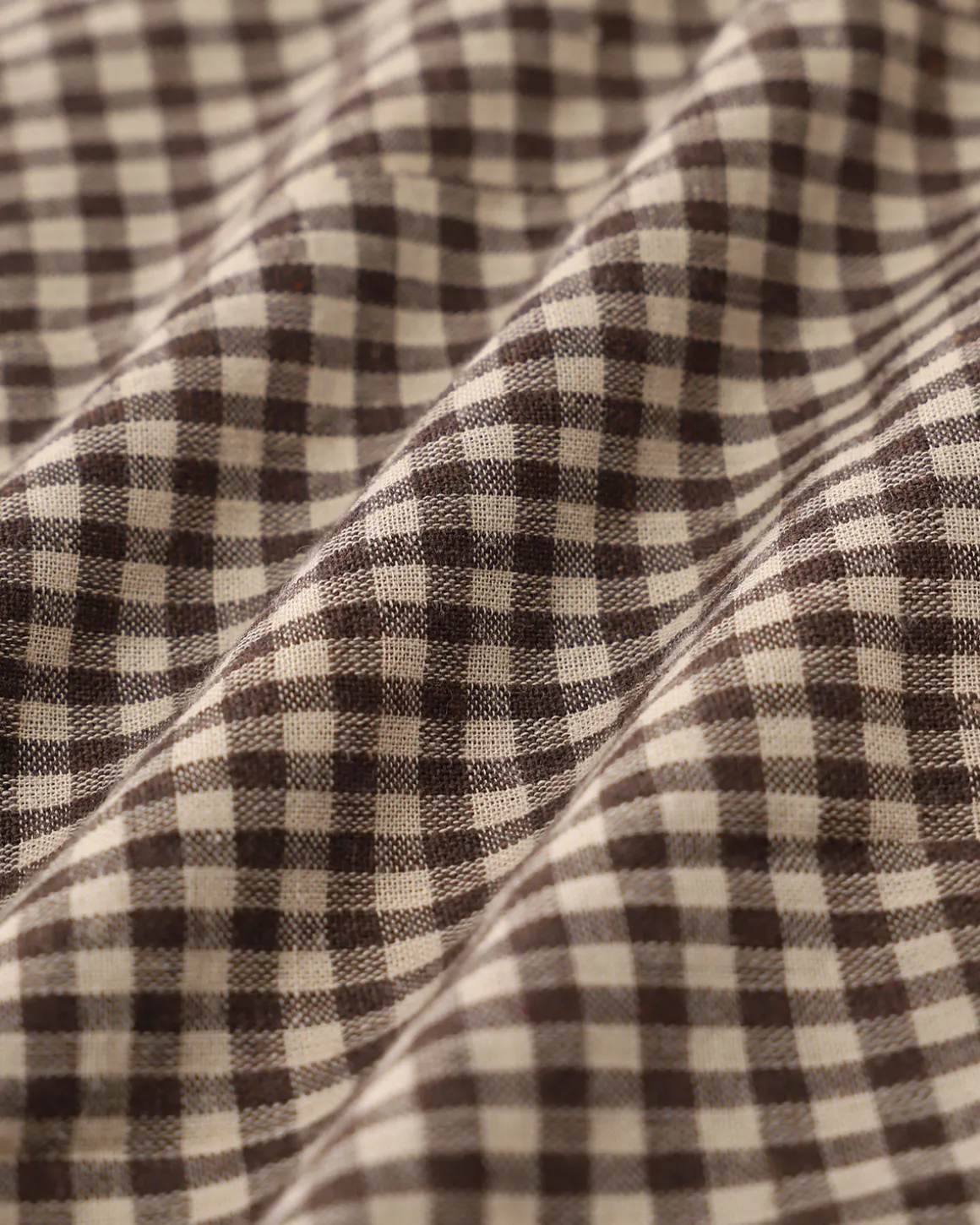 Brown Plaid Single Breasted Vest