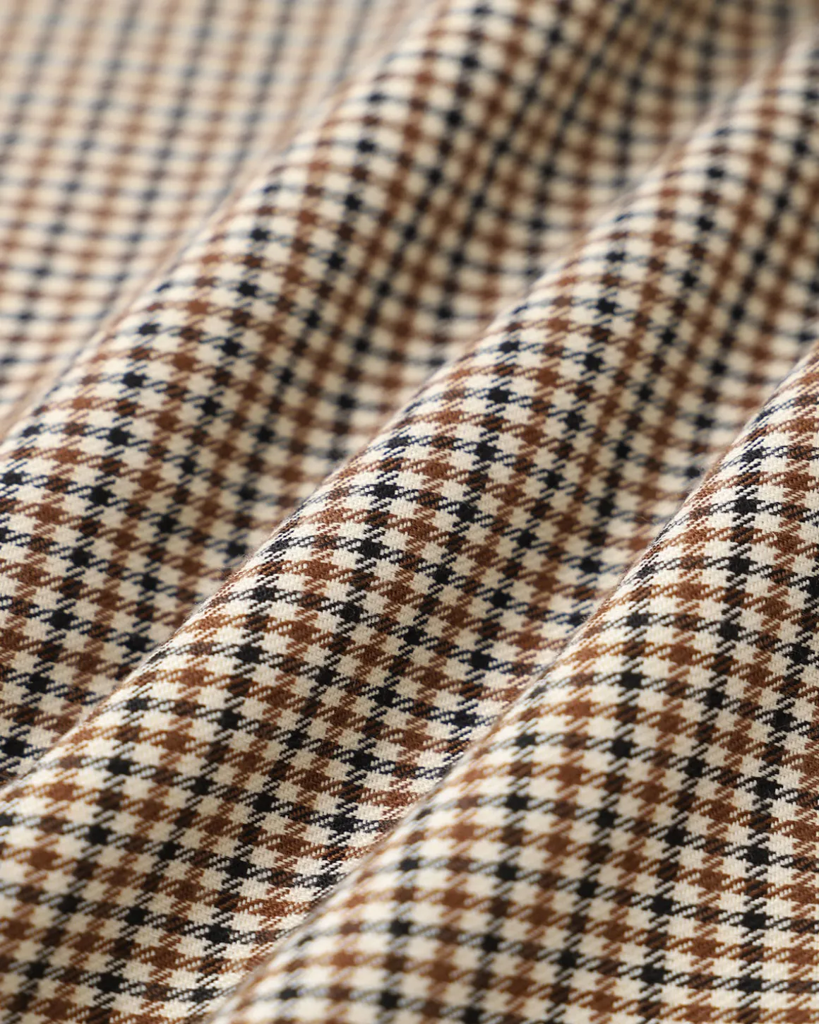 Brown Plaid Straigh Pants