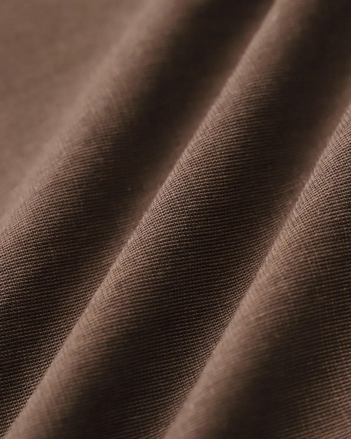 Coffee Elastic Waist Wide Leg Pants