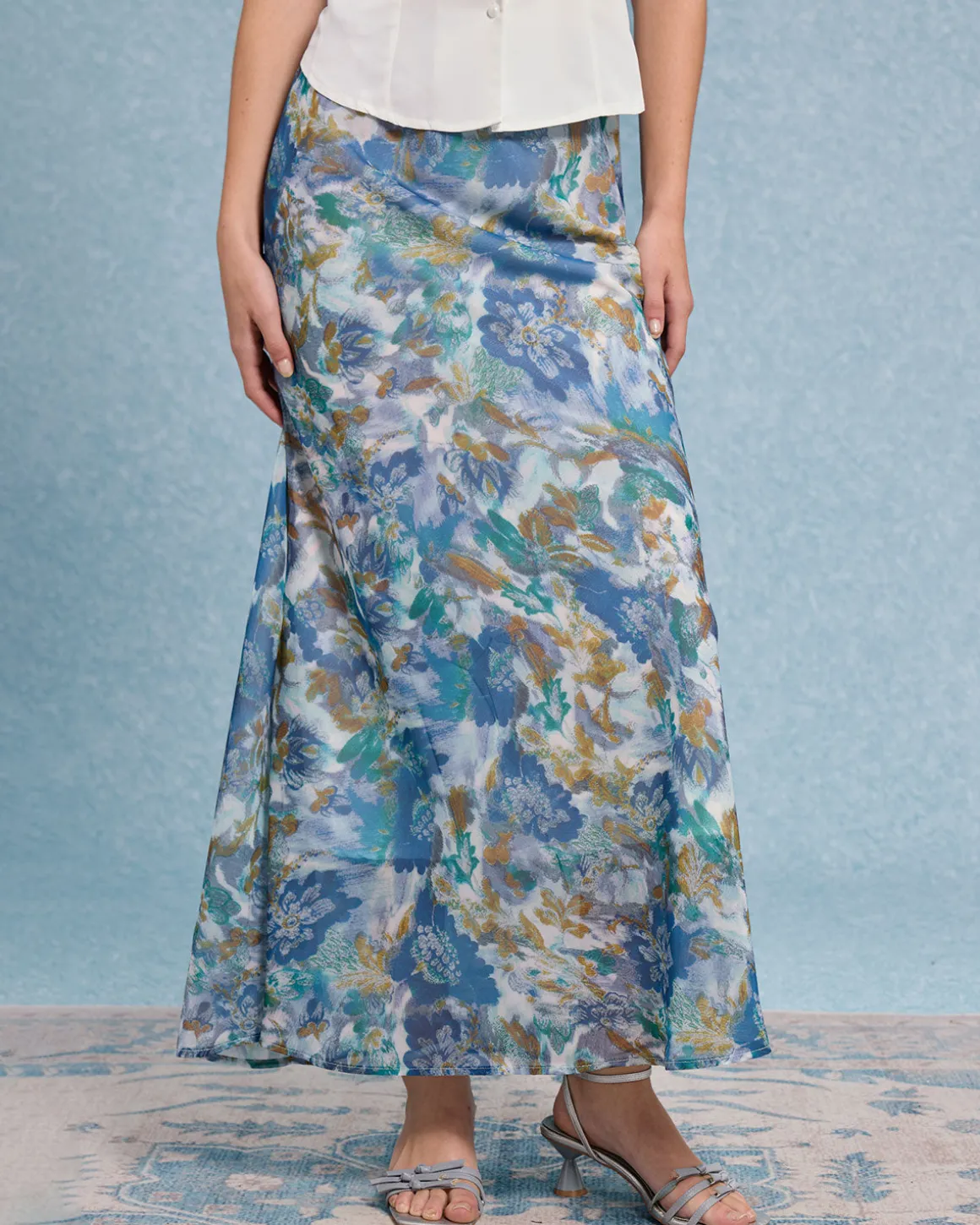 Floral Mermaid Skirt