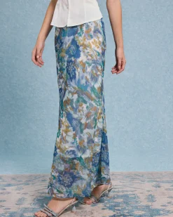 Floral Mermaid Skirt