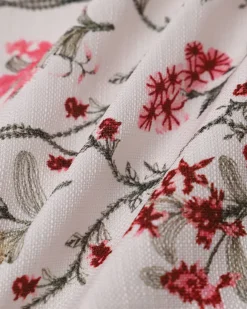 Floral Square Neck A-Line Slip Mini Dress
