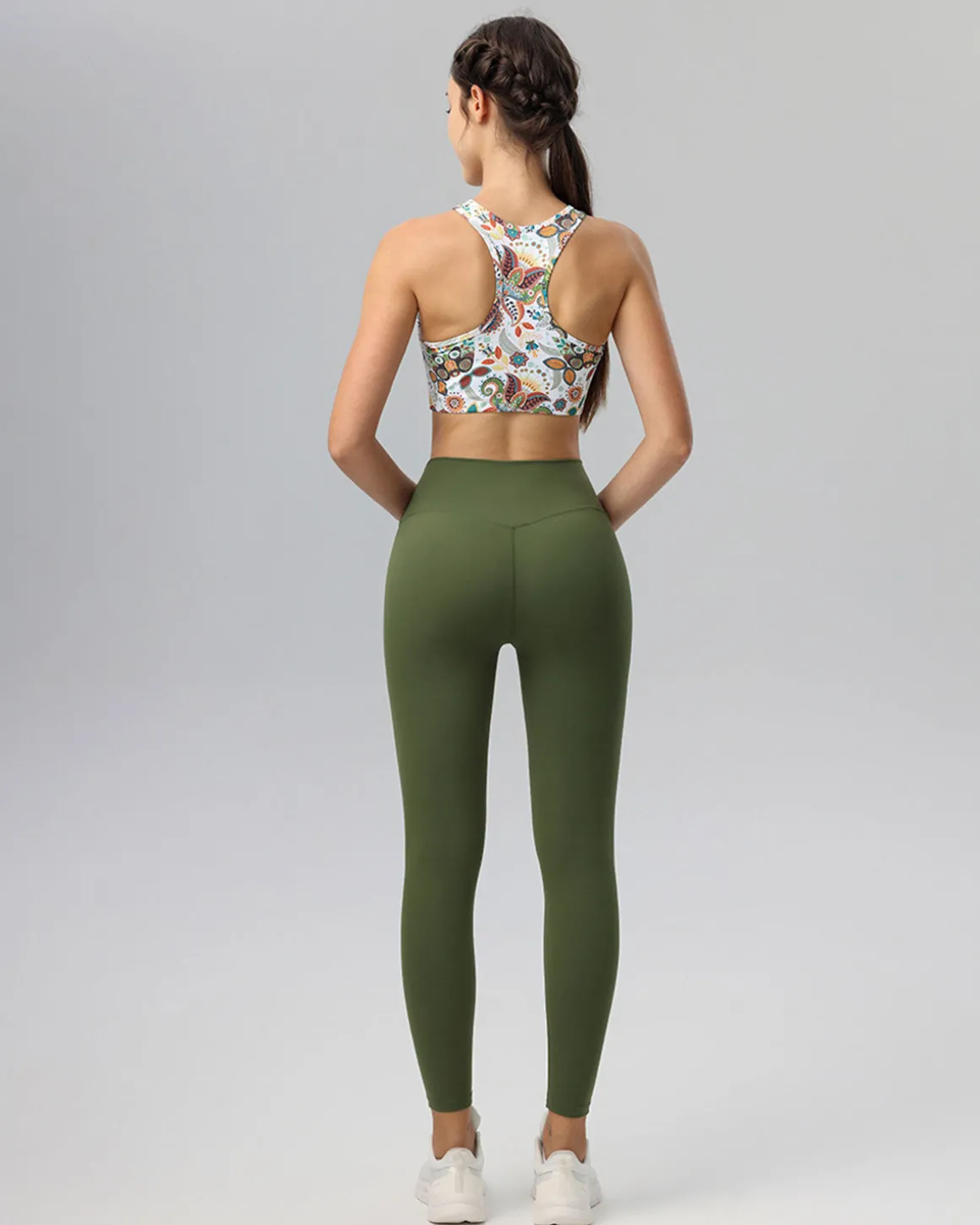 Floral X-Cross Tank Top