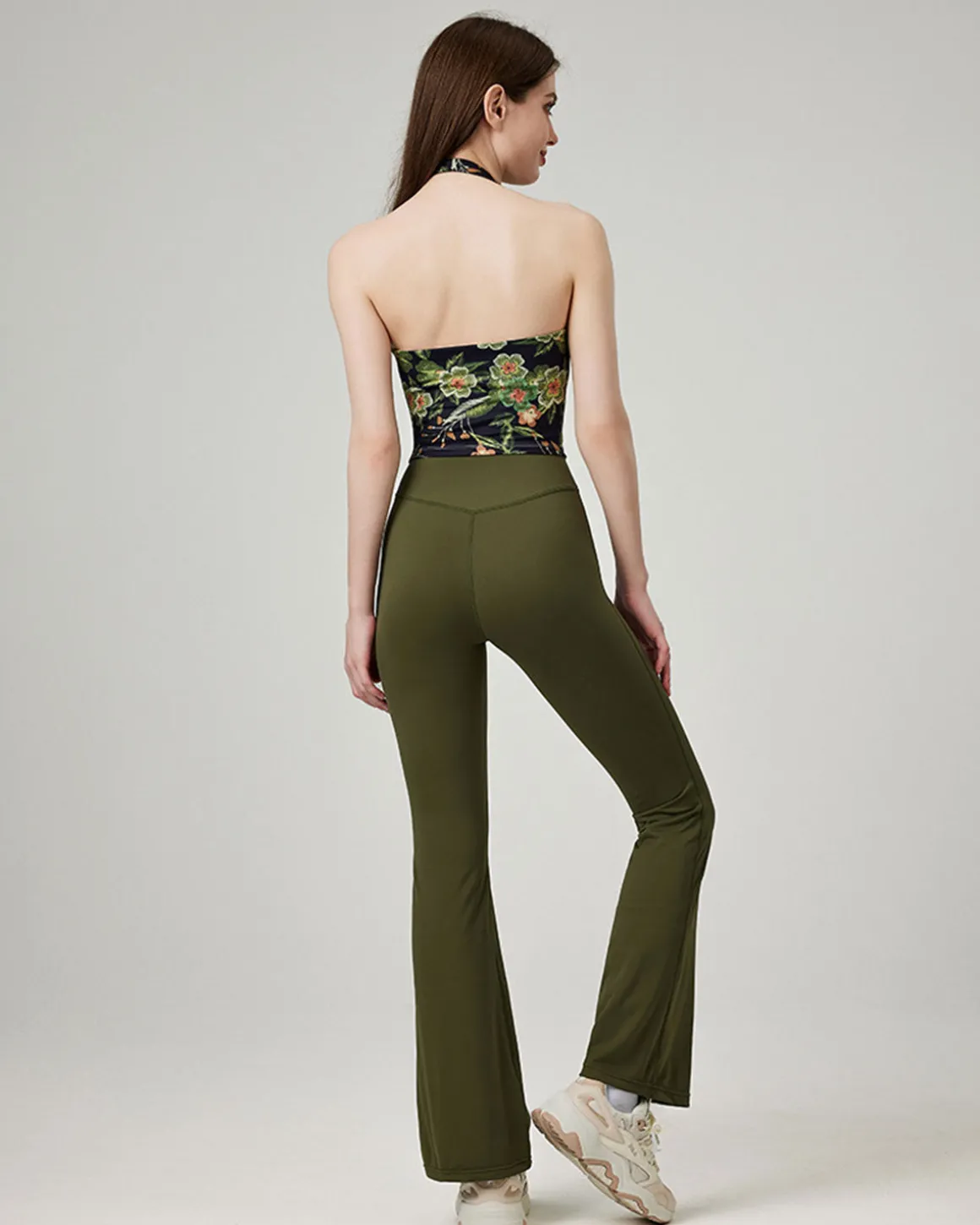 Green Floral Camis - Medium Support