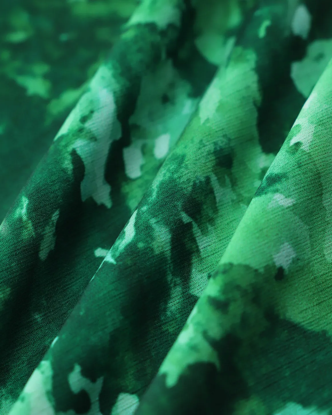Green Floral Mermaid Skirt