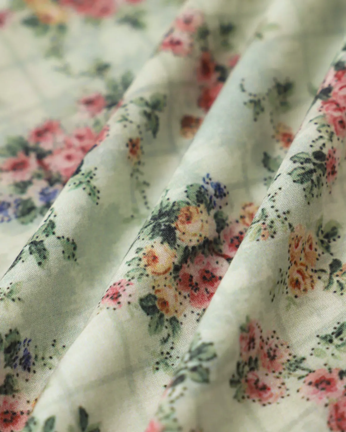 Green Floral Sweetheart Neck Pleated Slip Midi Dress