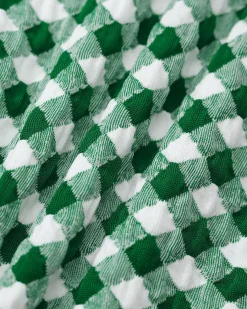 Green Plaid O-Ring Bikini Set