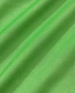 Green Ruched Knot Bikini Set