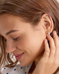 Metal Droplet Earrings