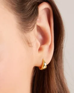 Metal Droplet Earrings