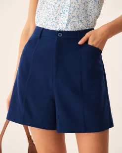 Navy Pocket Shorts