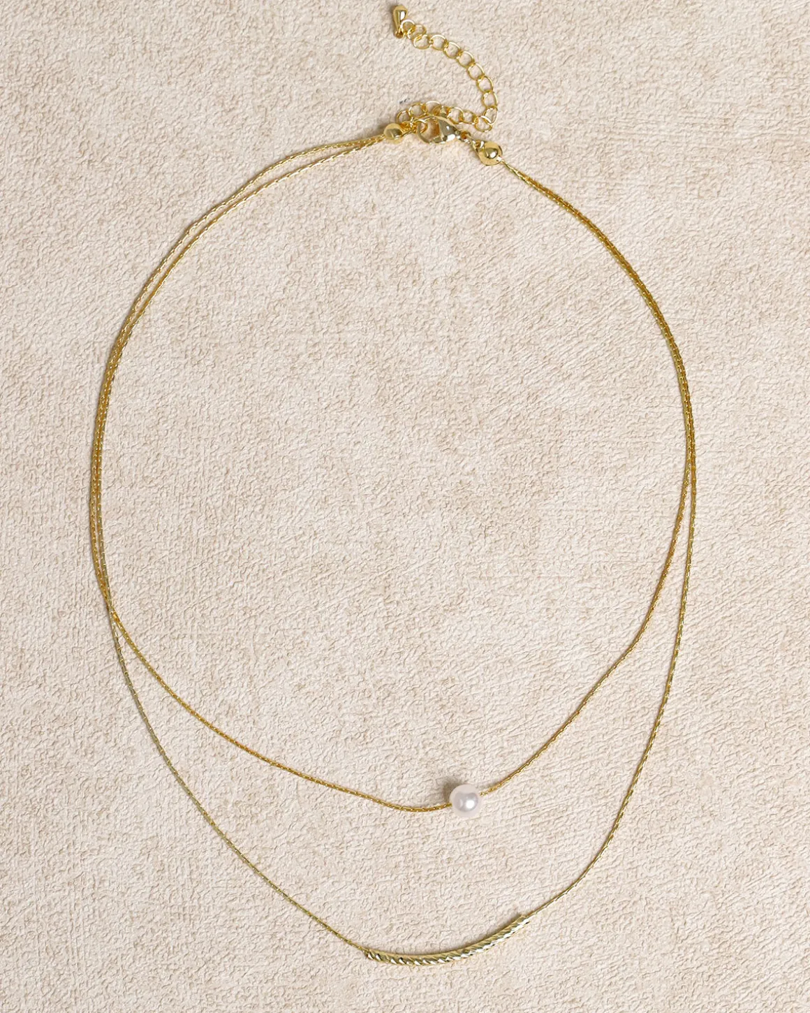 Pearl Double Necklace
