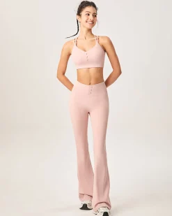 Pink High Waisted Sleek Leggings