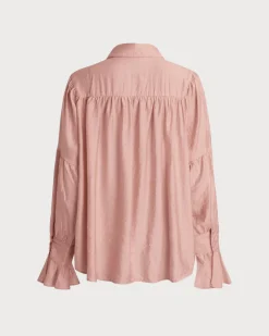 Pink Oversized Button Shirt