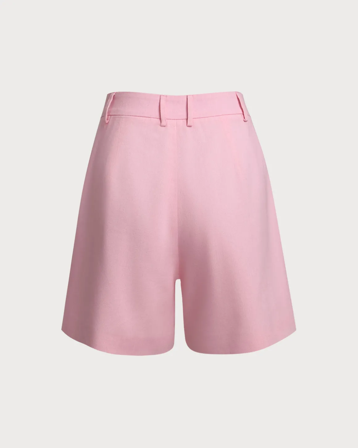Pink Ruched Pocket Shorts