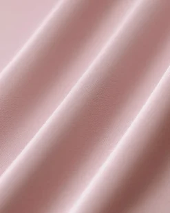 Pink Square Neck Satin Mini Dress
