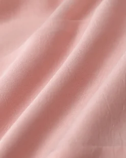 Pink V Neck Button Mini Dress