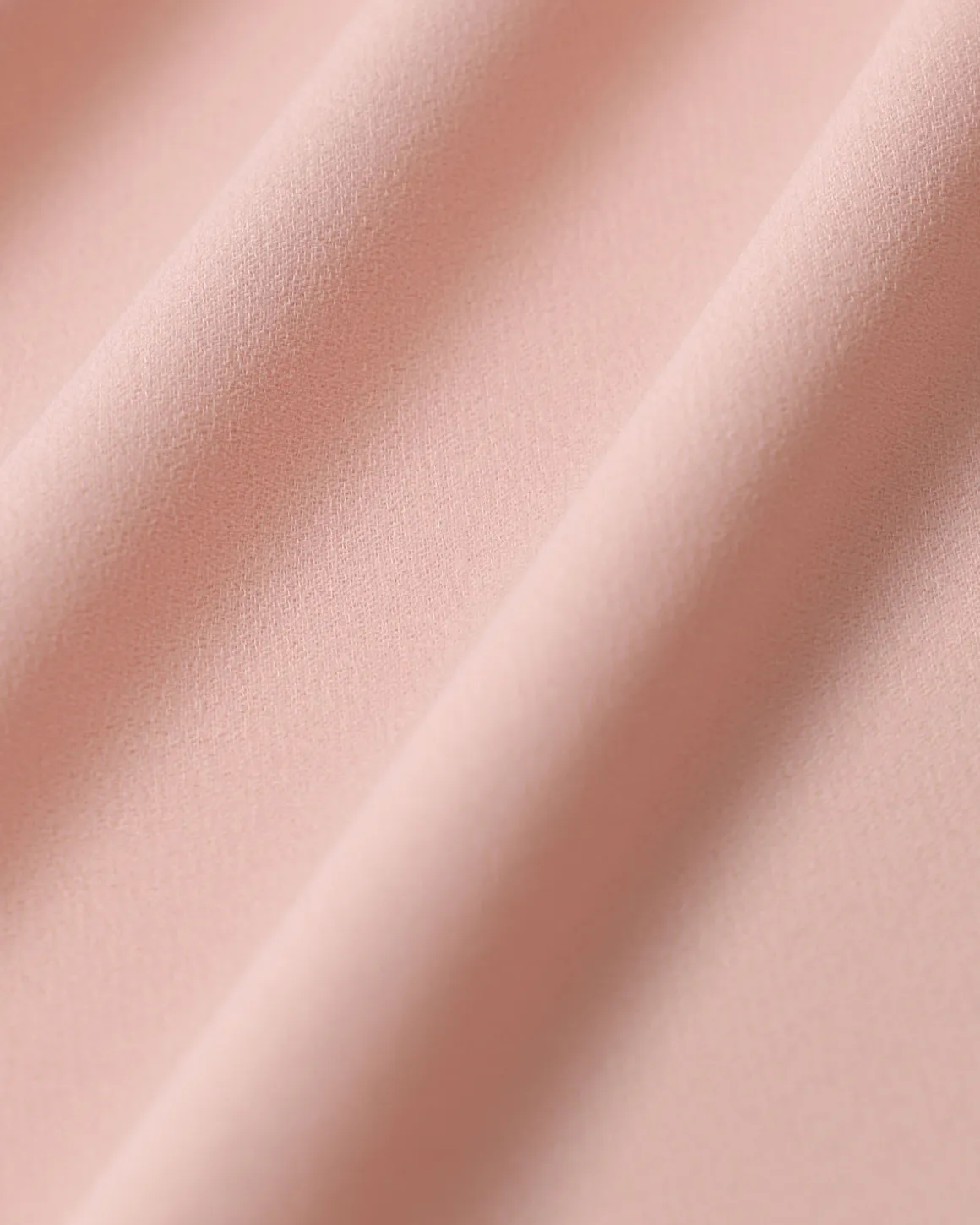 Pink V-Neck Pleated Midi Dress