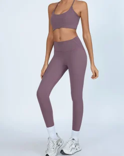 Purple High Stretch Yoga Leggings