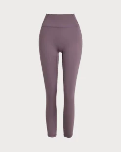 Purple High Stretch Yoga Leggings