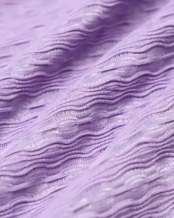 Purple Ruched V-Neck Tankini Swimsuit