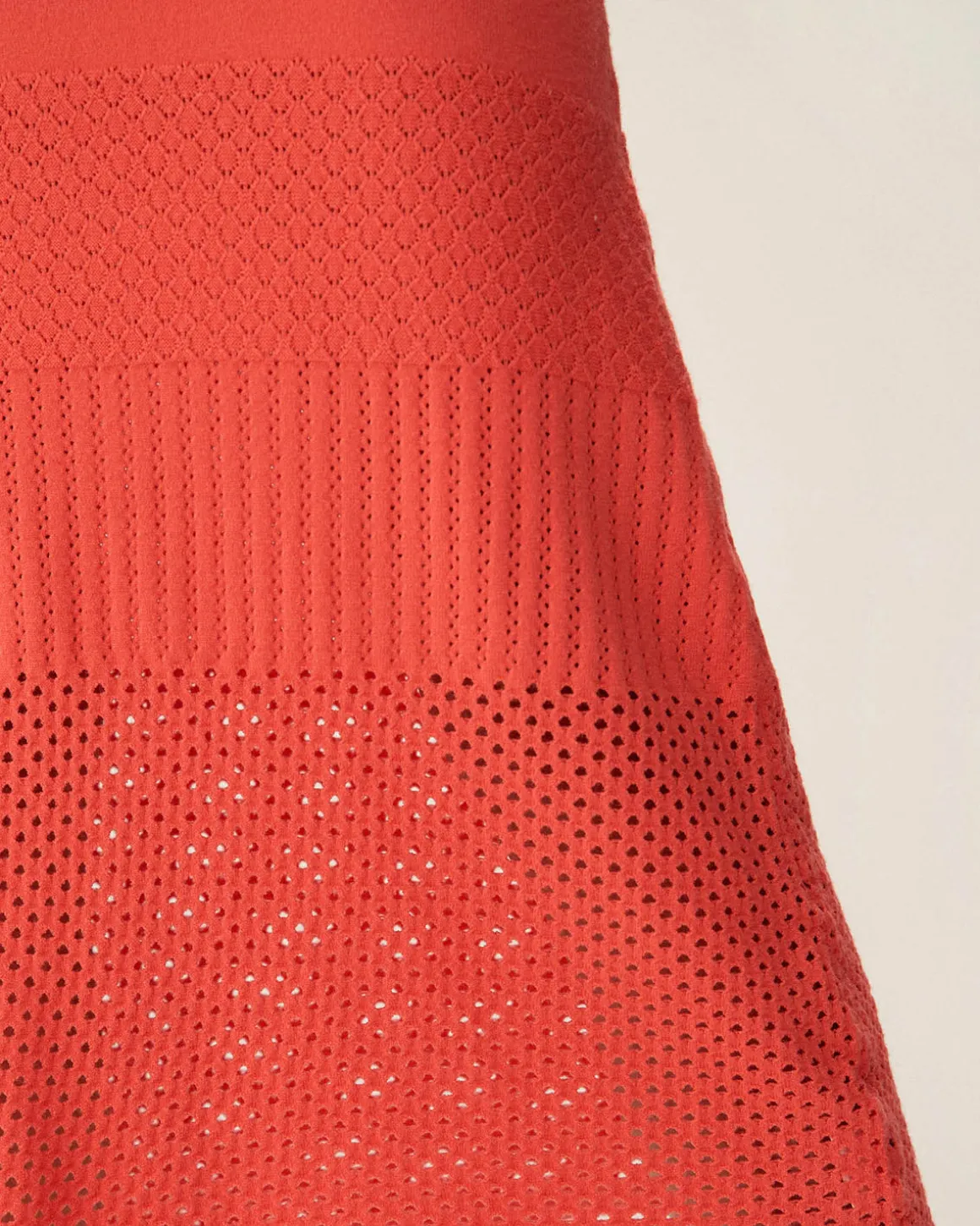 Red Bodycon Tie-Back Midi Dress