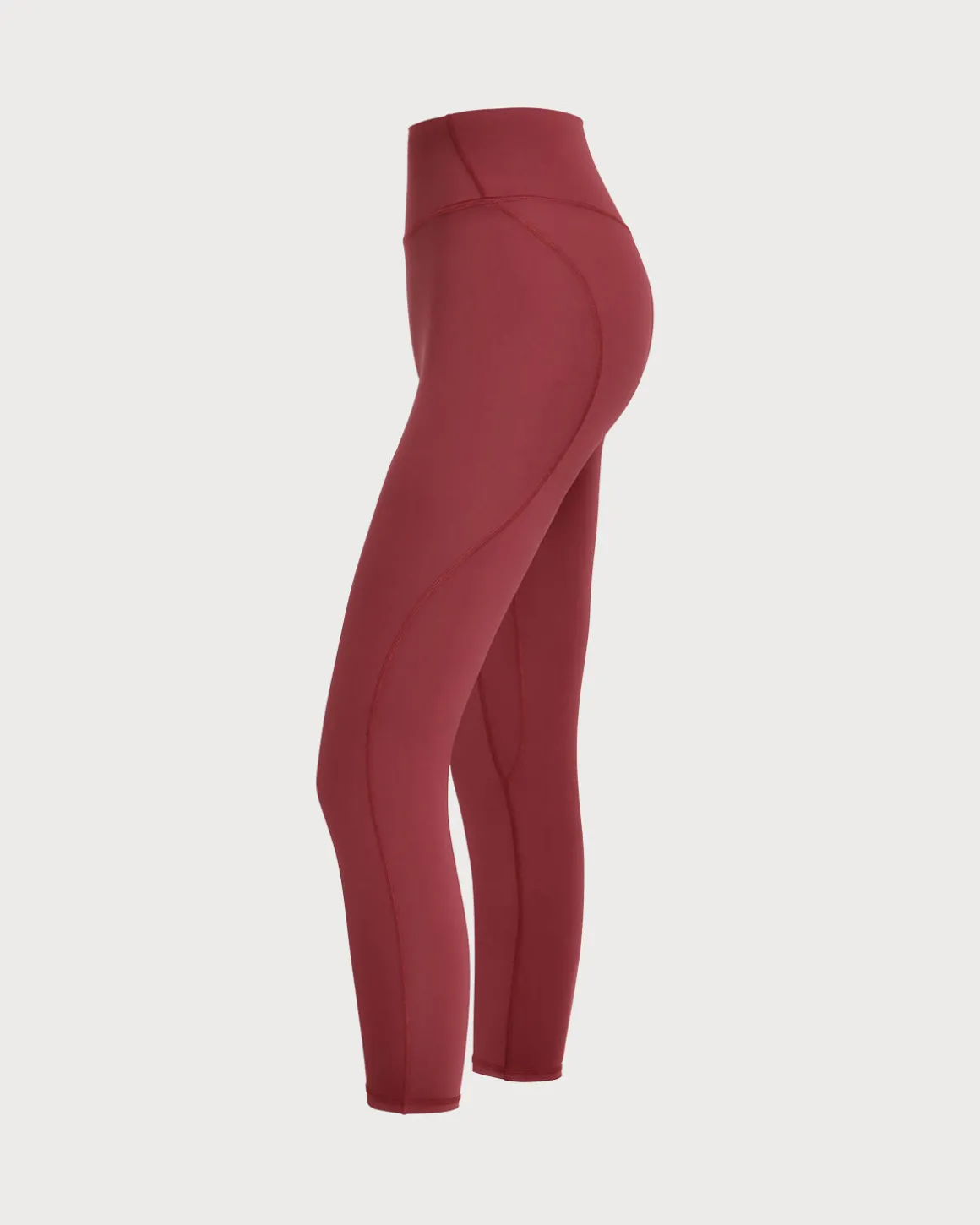 Red High Stretch Yoga Leggings