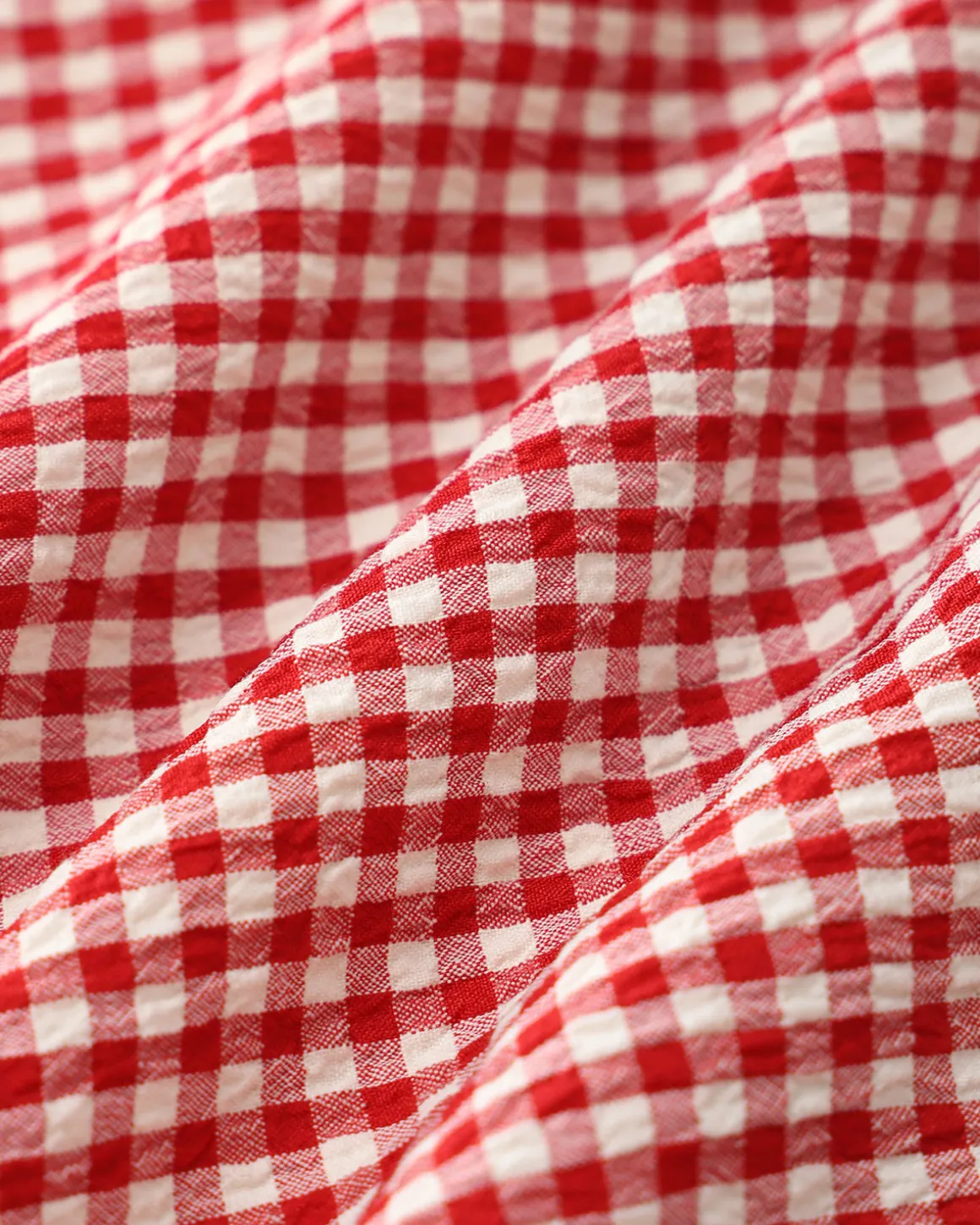 Red Plaid Square Neck Midi Dress