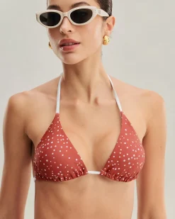 Red Polka Dot Bikini Set