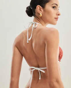 Red Polka Dot Bikini Set