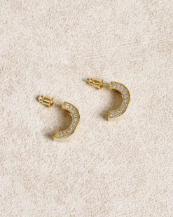 Silver Metal Earrings