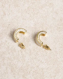 Silver Metal Earrings