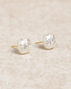 Silver Pearl Earrings