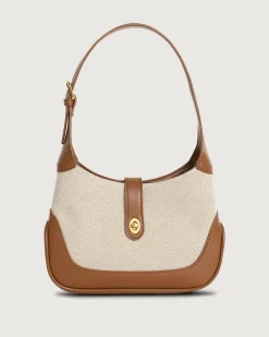 The Color Block Twist Lock Hobo Bag