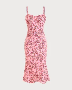 The Frill Trim Floral Cami Dress